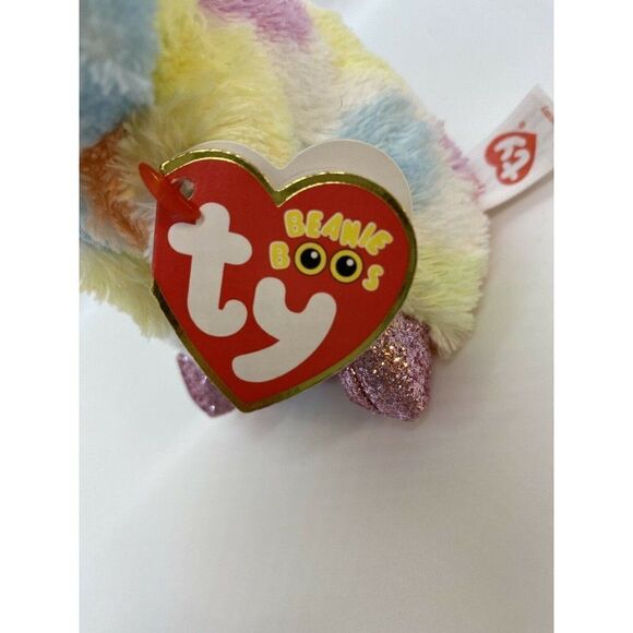 BLOOMY TY BEANIE BOOS the 2019 BUNNY RABBIT - Picture 3 of 8